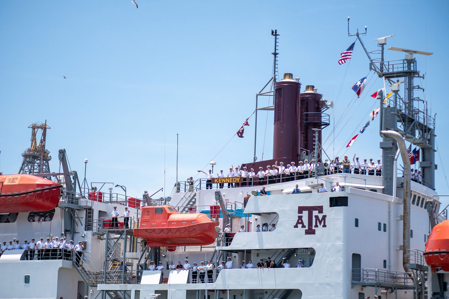 TS Kennedy during the 2023 Flotilla