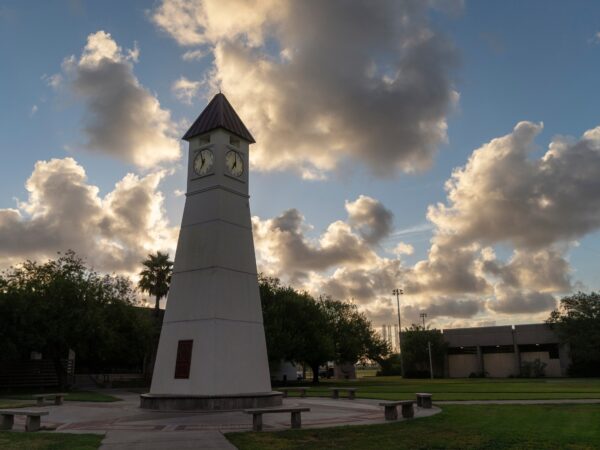 The Bracewell Clocktower at the Galveston Campus