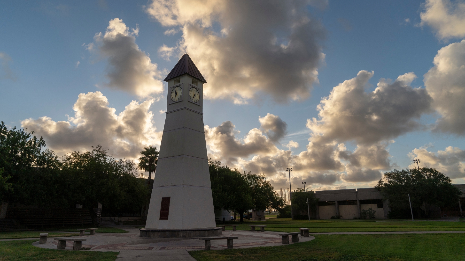 The Bracewell Clocktower at the Galveston Campus